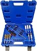 19 PCS Universal Injector Seat Cleaning Set Diesel Engines Injector Seat Cleanner Brush Kit with Drivers (19pc Injector Seat Cleanner Brush Kit)