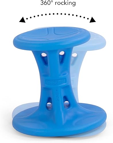 Miniatura 5 de Simplay3 Play Around WiggleWobble Kids - Silla de sentada activa flexible (taburete individual) para mejorar el enfoque, la postura, fortalecer el