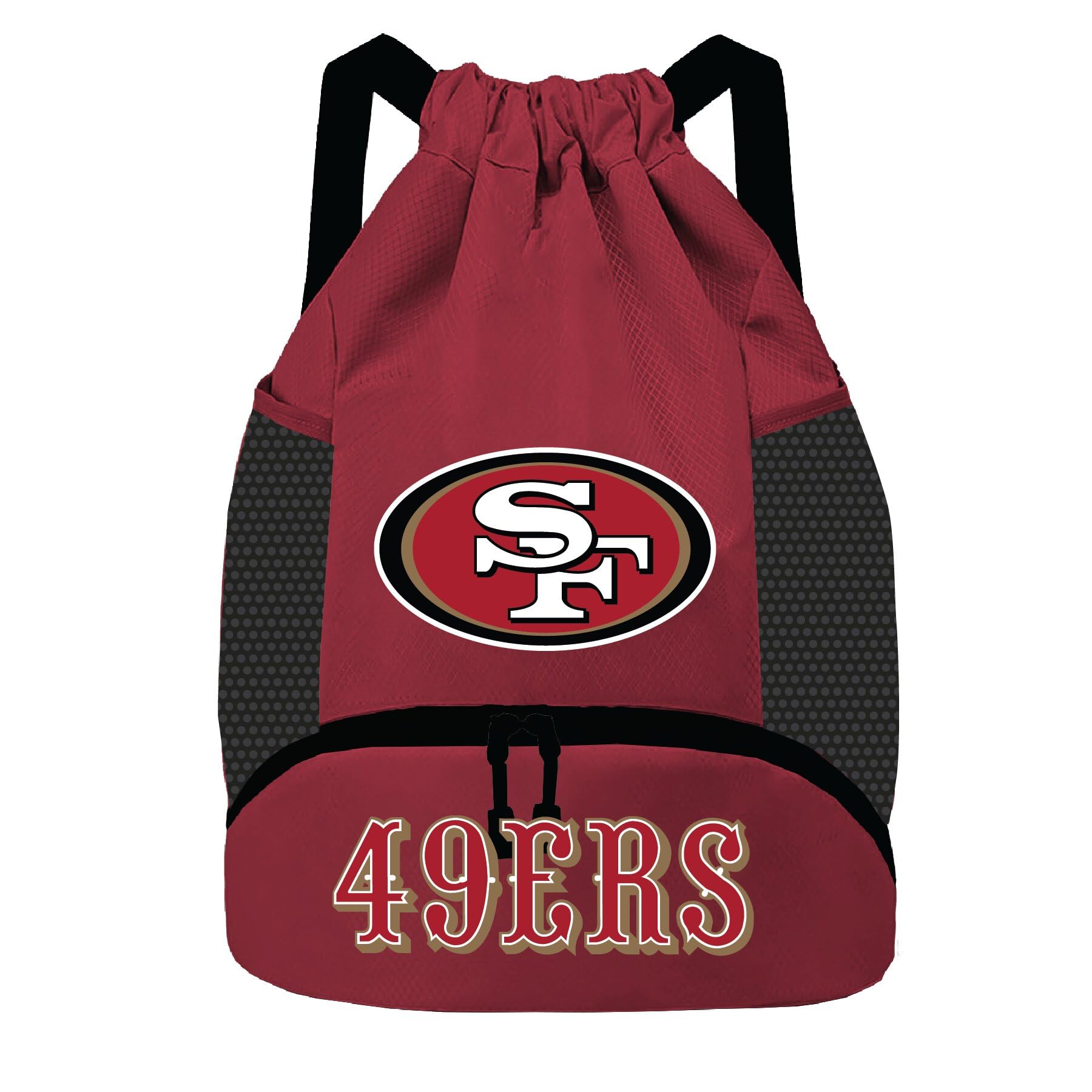 NFL San Francisco 49ers Cinch Bag – Standard Logo Drawstring Backpack