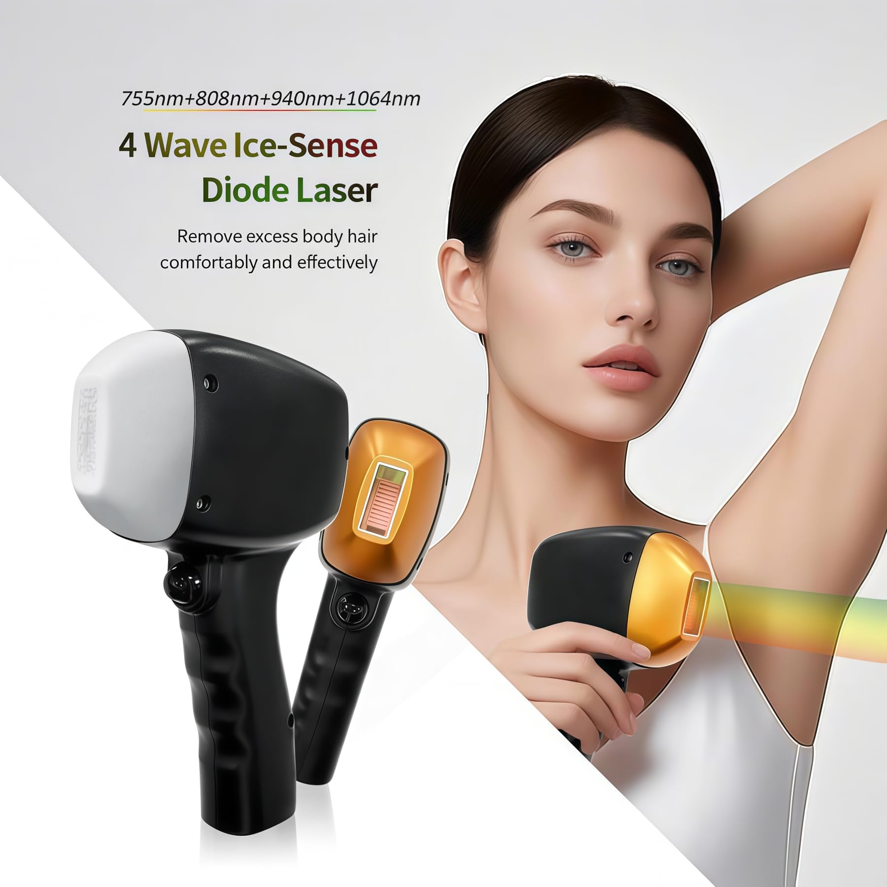 Nuova macchina laser a diodo 808 nm + laser pico 2-in-1 (2026), per epilazione professionale e rimozione tatuaggi