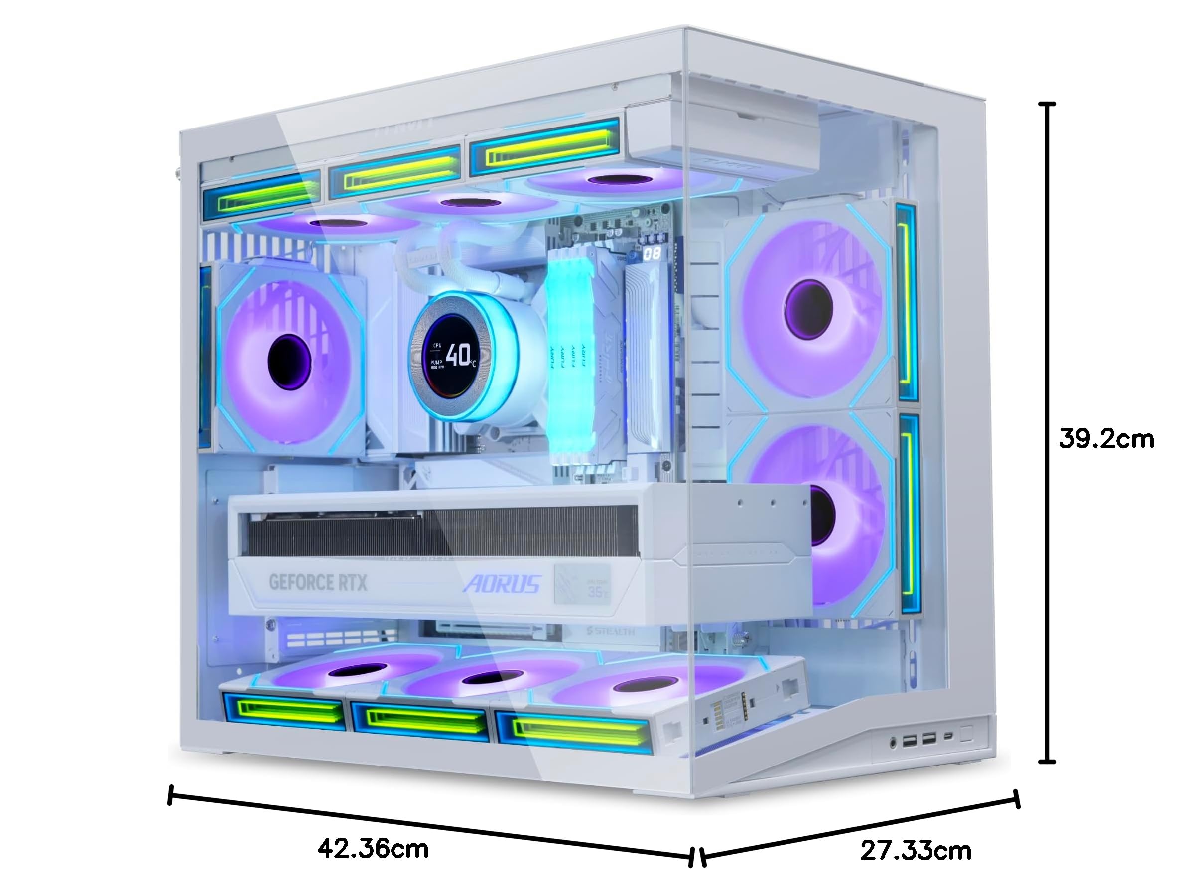 Lian Li O11 Dynamic Mini V2 Midi-Tower Case - White