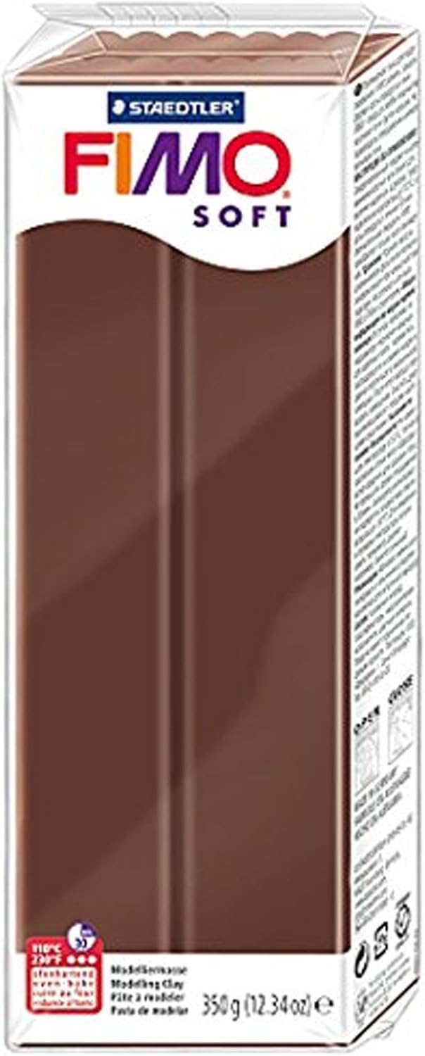 FIMO Soft Polymer Modelling Oven Bake Clay - 454g - Complete Set of 11 in Clear Tub