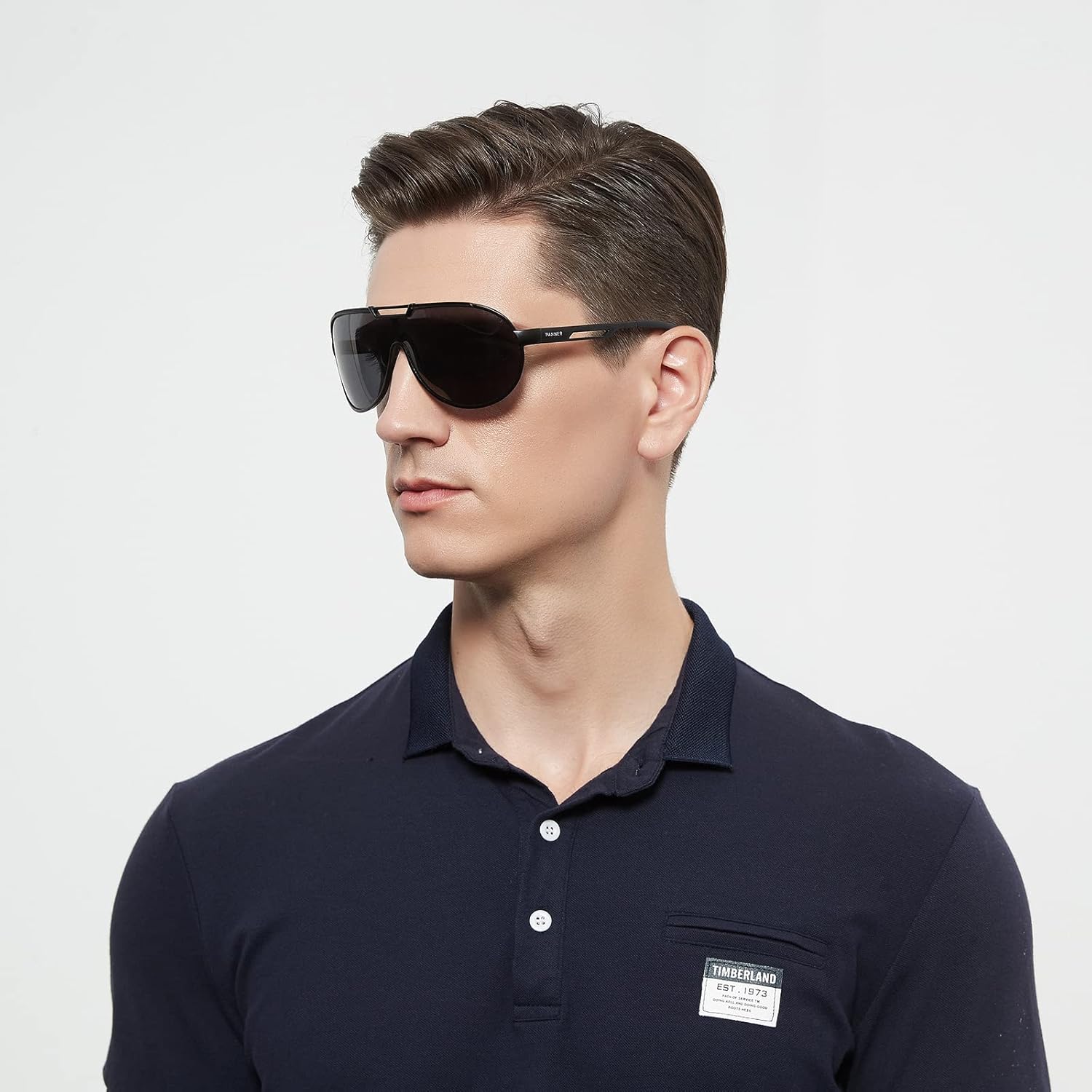 TEAPLMTT Retro Aviator Polarized Sunglasses for Men Pilot Al-mg Metal Frame Ultra Light - Image 3