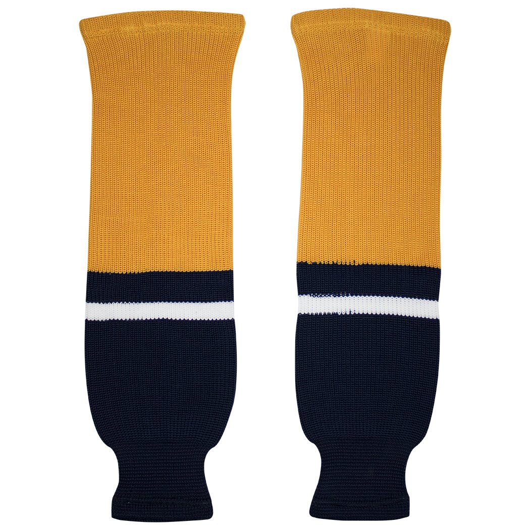 TronX Nashville Knit Hockey Socks (24 Inch - Gold)