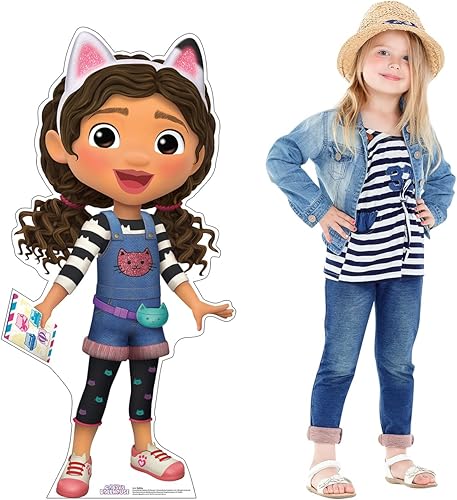 Miniatura 3 de Cardboard People Gabby Figura de Cartón Recortable - La Casa de Muñecas de Gabby