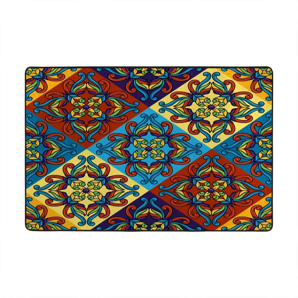 Tapis de sol lavable pour salon et chambre grand confort 203x147 cm