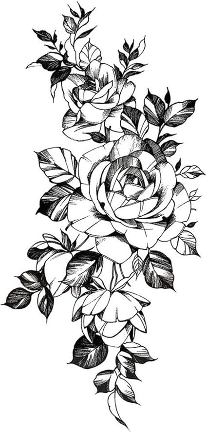 Black Roses Temporary Tattoo 10cm X 21cm Waterproof For Women Kids Arm Leg By Delusion Tattoos Amazon Co Uk Beauty Black Roses Temporary Tattoo 10cm X 21cm Waterproof For Women Kids Arm Leg By Delusion Tattoos Amazon Co Uk Beauty