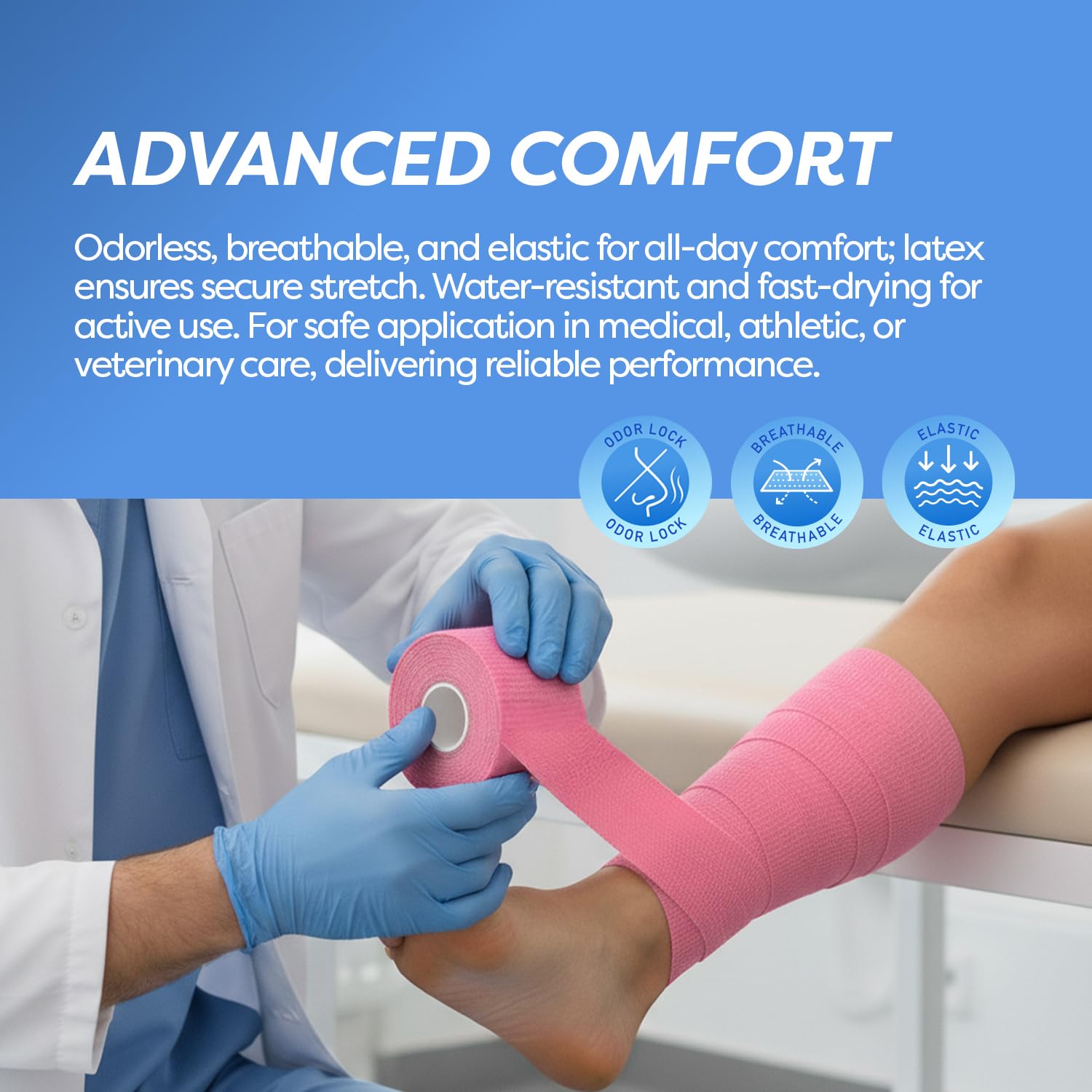Sensi-Wrap Bandages - Self-Adhesive & Latex-Free -5 Sensi-Wrap Bandages - Self-Adhesive & Latex-Free -5