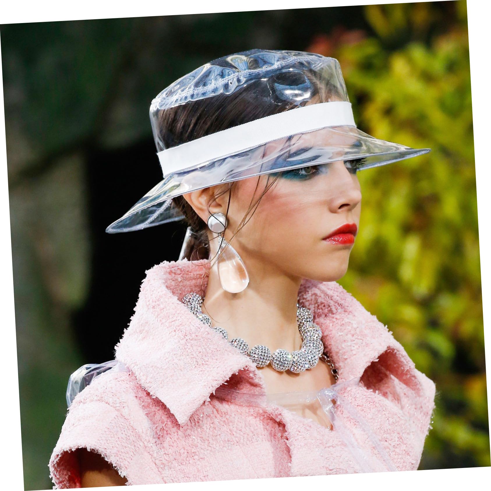 ULTECHNOVO Cappello da Trasparente Cappello Unisex per Spiaggia Ciclismo e Escursionismo Protezione e Pioggia Accessorio Outdoor per Uomo e
