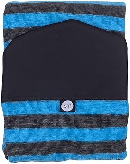 Copriscarpa per tavola da surf Leggero Copertura da tavola da surf 5.1FT Copertura del calzino del calzino da tavola da taglio a secco rapido per la pantaloncella di longboard Borse per il trasporto a