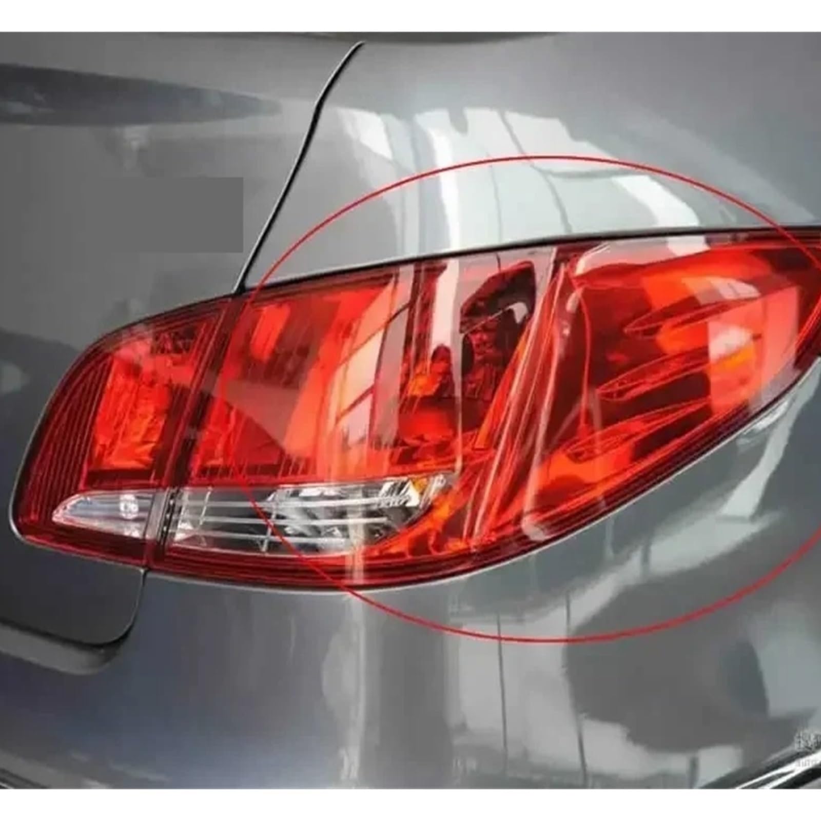 Placa Circuito Luz Trasera Automóvil Para Peugeot 408 2009-2012 Placa De Circuito Luz Trasera Coche Lámpara Dirección Freno Trasero Enchufe Base Sin Bombilla(2PCS left and right)