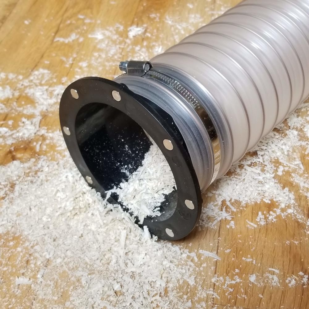 Magnetische Schlauchanschlüsse für 100mm für Maschinenanschlüsse 2x100mm und 1x63mm | Werkstattzubehör | Industrietubierungen | Woodfan