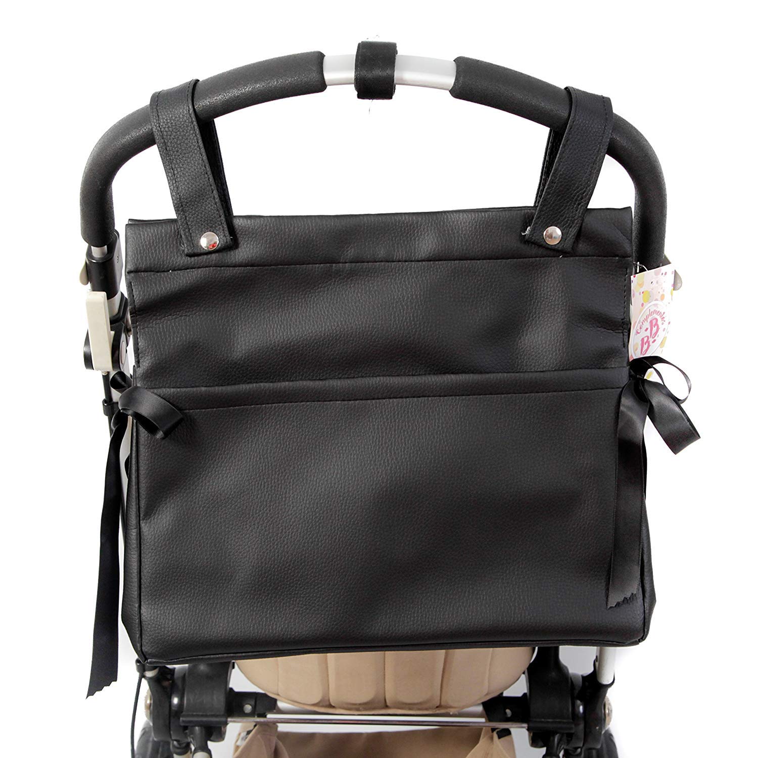 Talega polipiel carrito bebe Color (Negro)