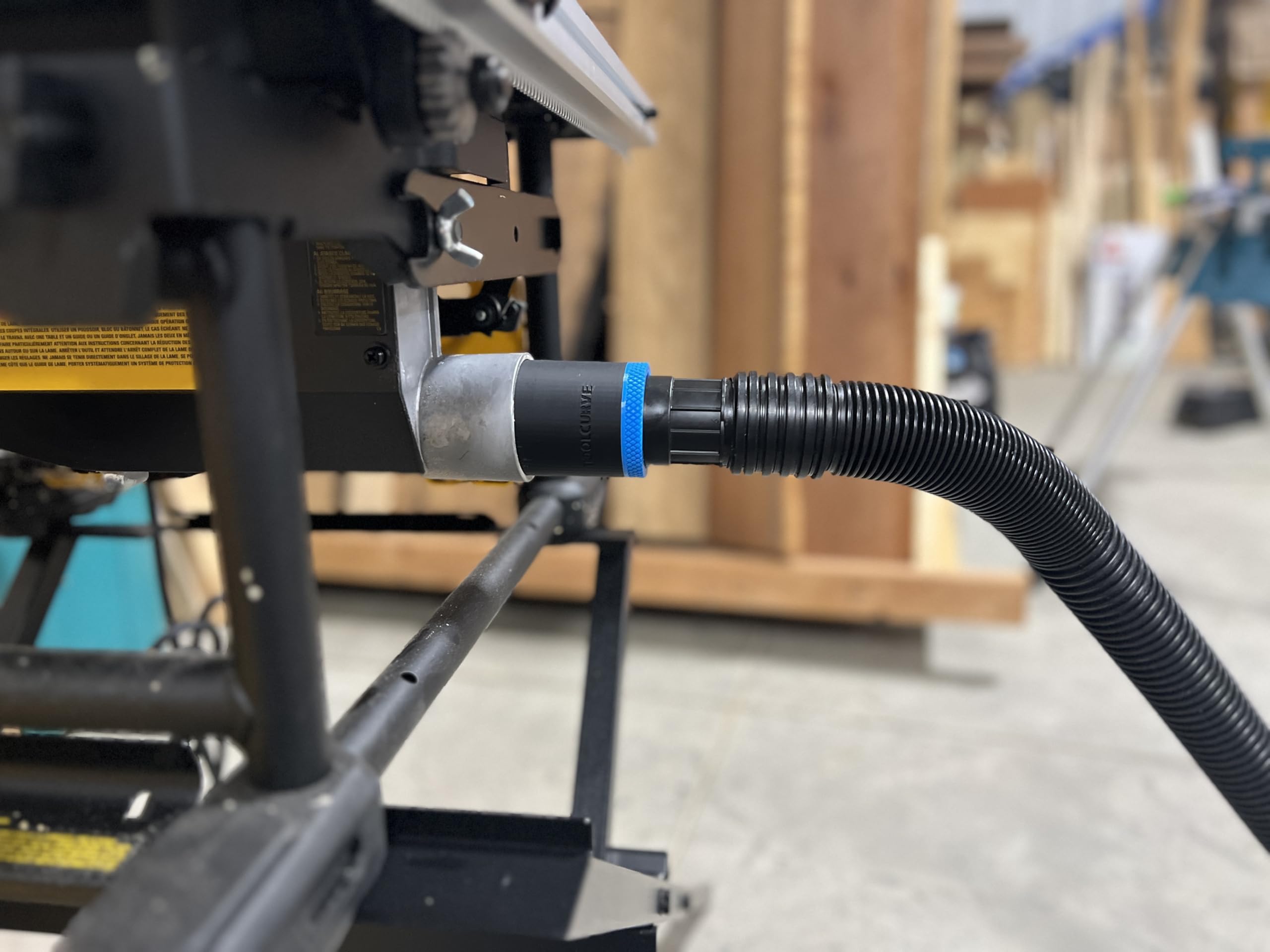 1-7/8" Hose Adapter compatible with Dewalt, Milwaukee & Ridgid 2 1/4 Table Saws - Made in USA