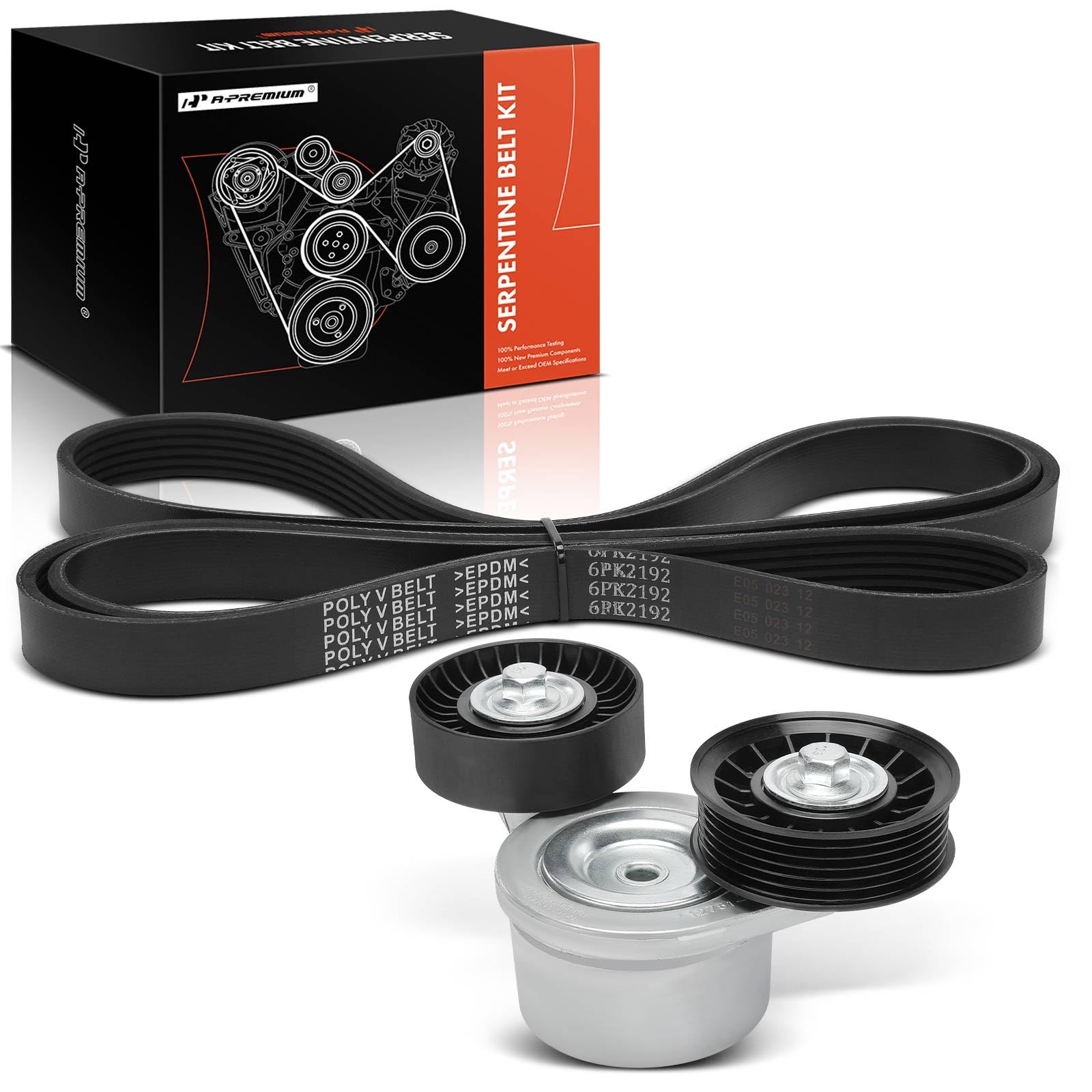 Photo 1 of ***PARTIAL SET - PRICE ADJUSTED***A-Premium Engine Serpentine Belt Drive Kit with Tensioner Compatible with Jeep KJ Series 2002-2006 Liberty 3.7L