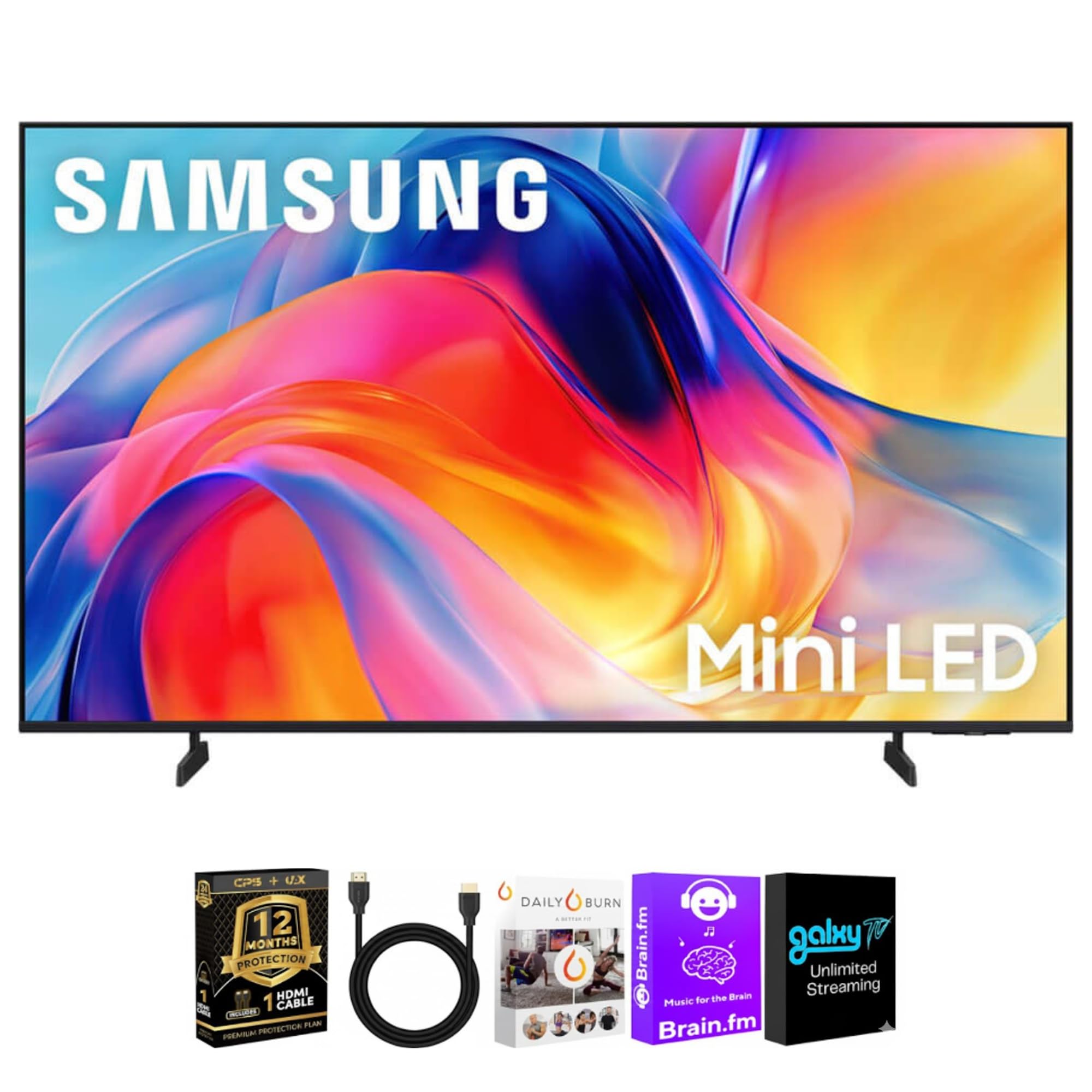 43 Inch Class M70H Series 4K HDR Mini-LED Smart TV with HDMI Cable, 12 Month CPS Warranty & Streaming Bundle, Smart TV, Gaming Ready, WiFi Entertainme