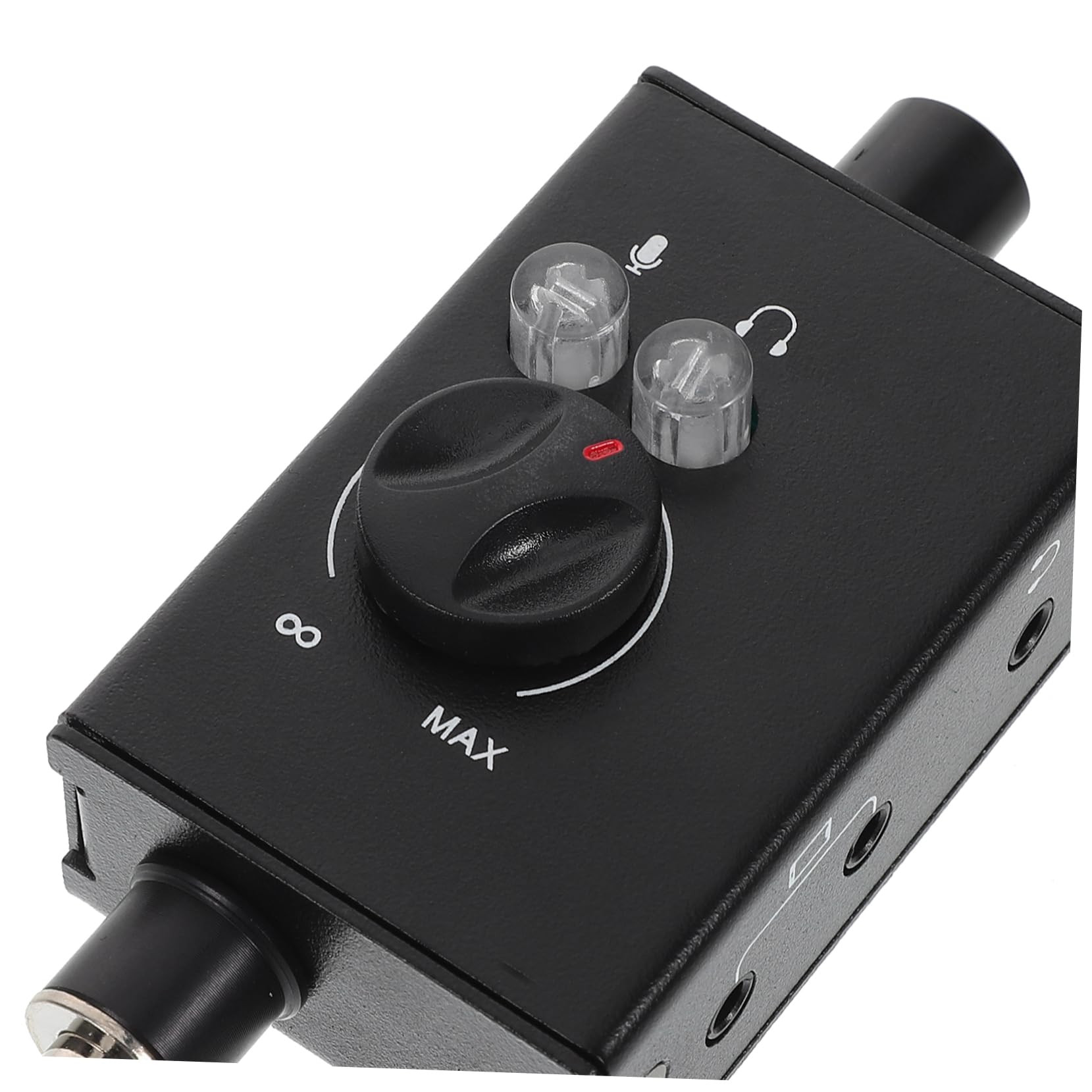 Milisten 1 Set Mixer di schede audio dispositivo di cambio vocale attrezzatura per DJ per principianti DJ Sound Board mixer audio da gioco mixer DJ per plastica Nero