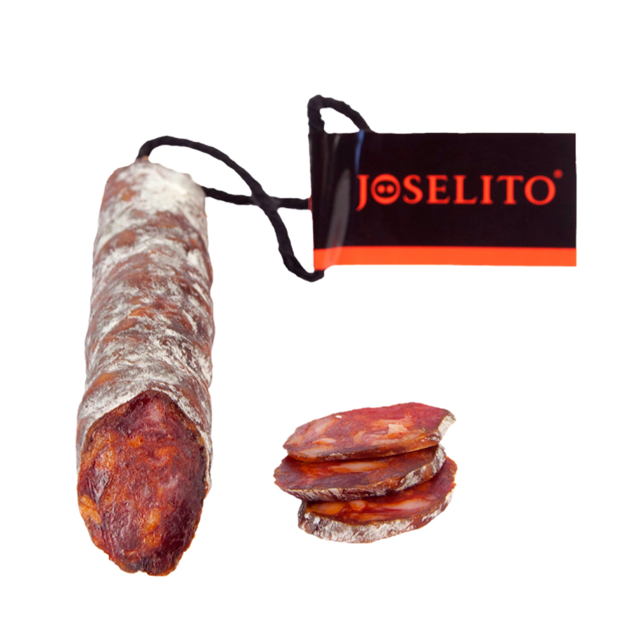 3 x Chorizo Vela Joselito - Envío 24 h - Velita Ibérico Extra de Guijuelo - Enviado por Cosecha Privada (Pack Chorizo x 3)
