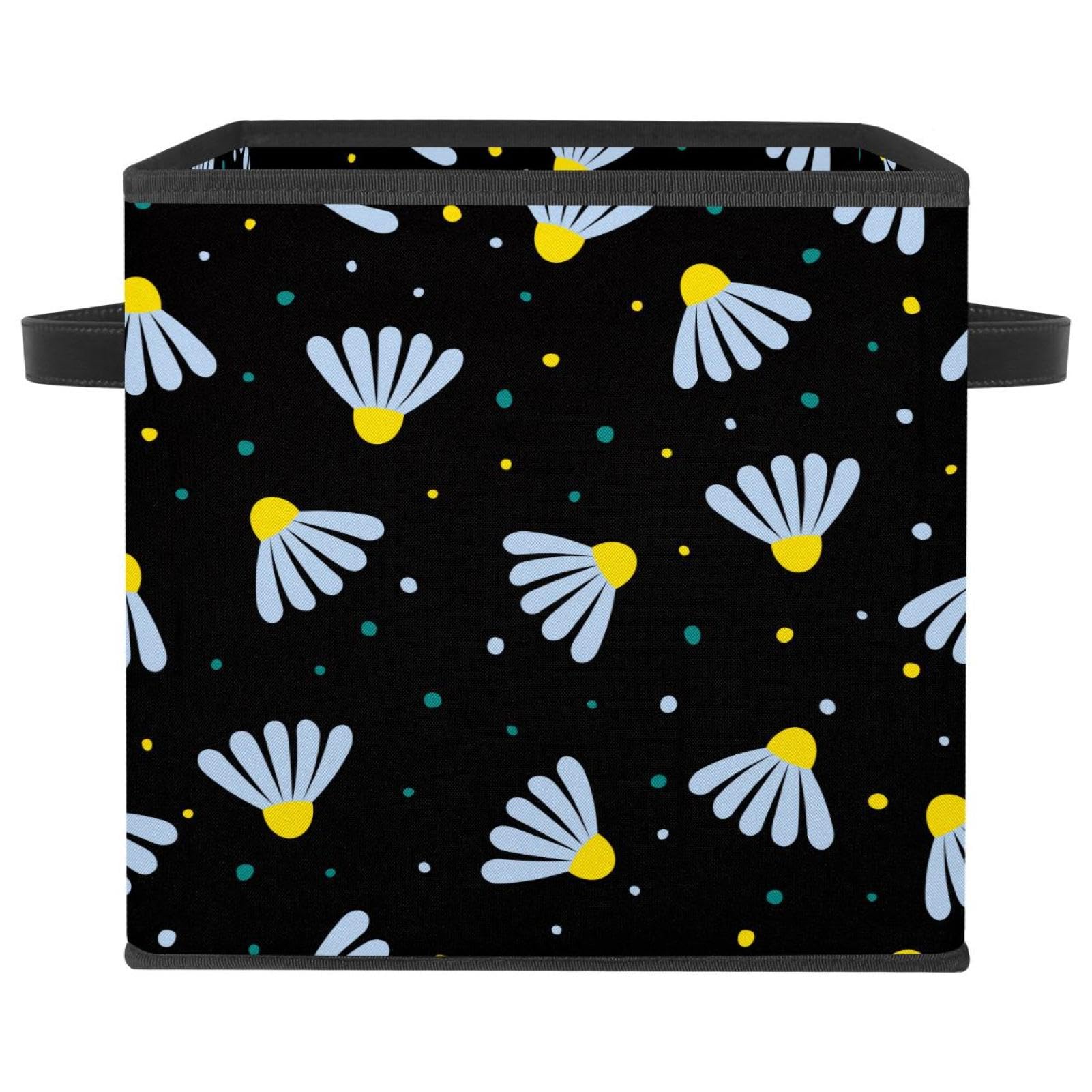 Boîte de rangement pliable cube tissu pour vêtement et jouet