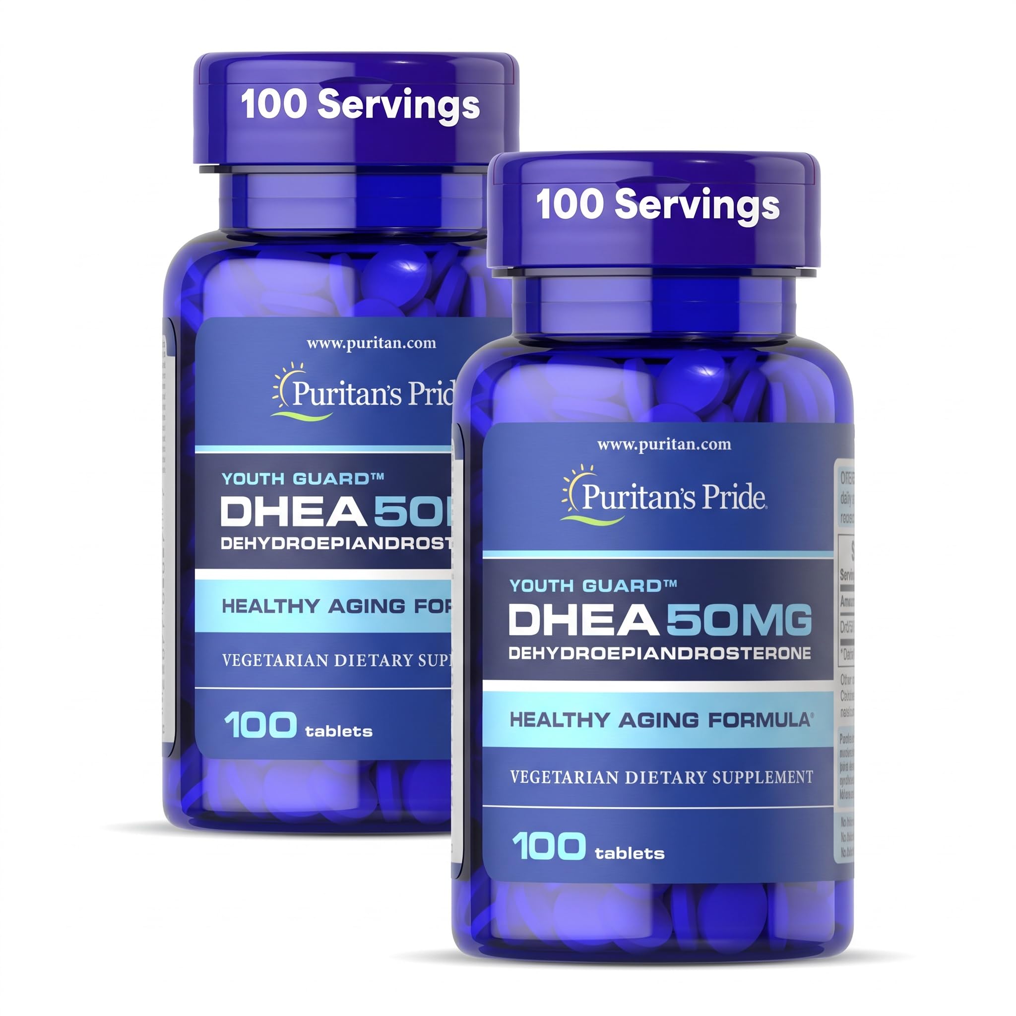 Puritan's Pride Youth Guard™ DHEA for Women and Men 50mg, 100 Tablets — Amazon image 8