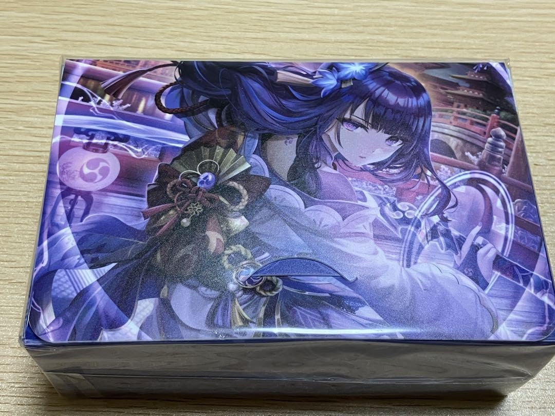 ミッドナイトブルー　原神　雷電　デッキケース Amazon.co.jp: ミッドナイトブルー 原神 雷電 デッキケース : ホビー