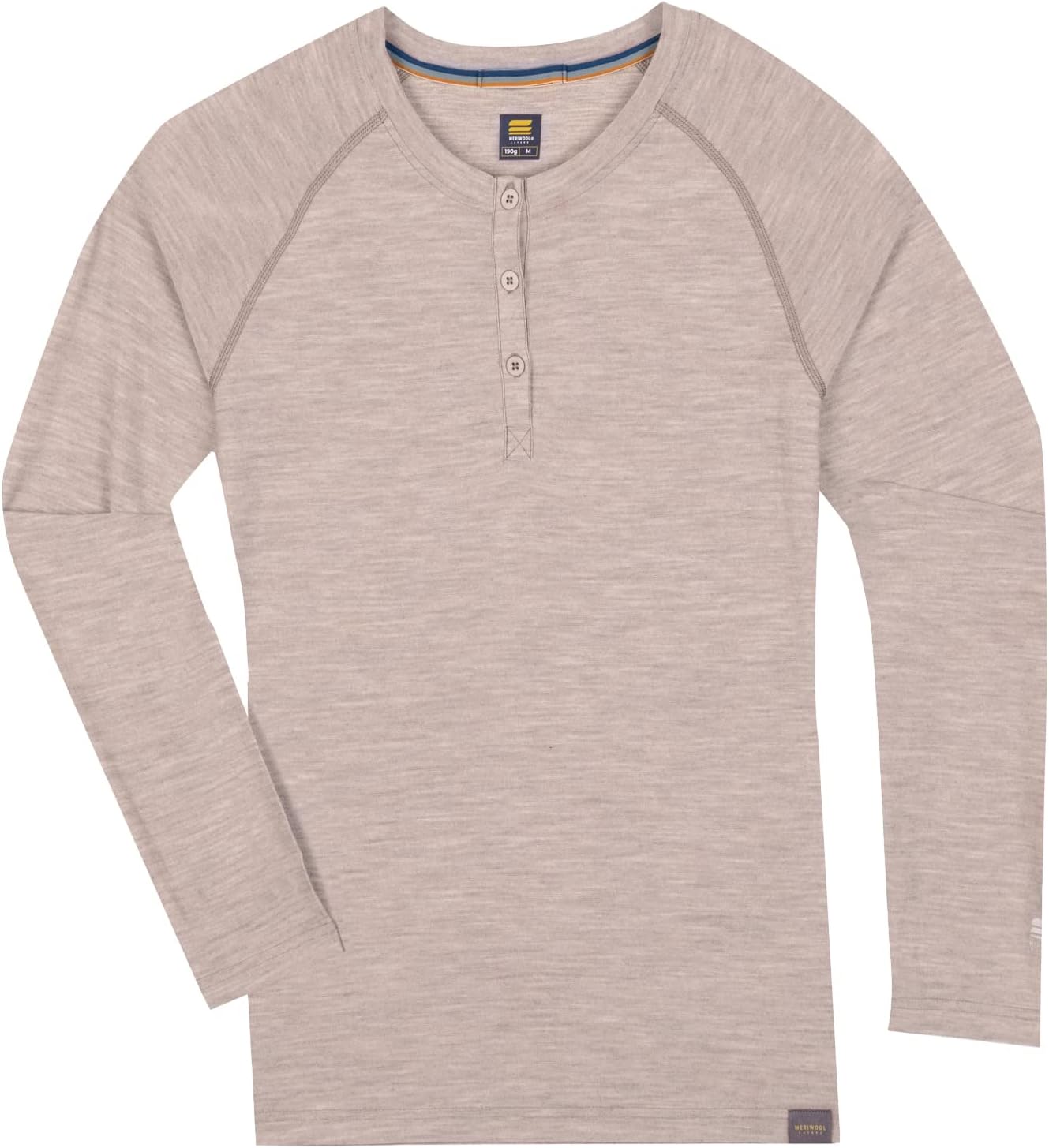 MERIWOOL Women's Base Layer Long Sleeve Henley - Lightweight Merino Wool Thermal Shirt - Image 4