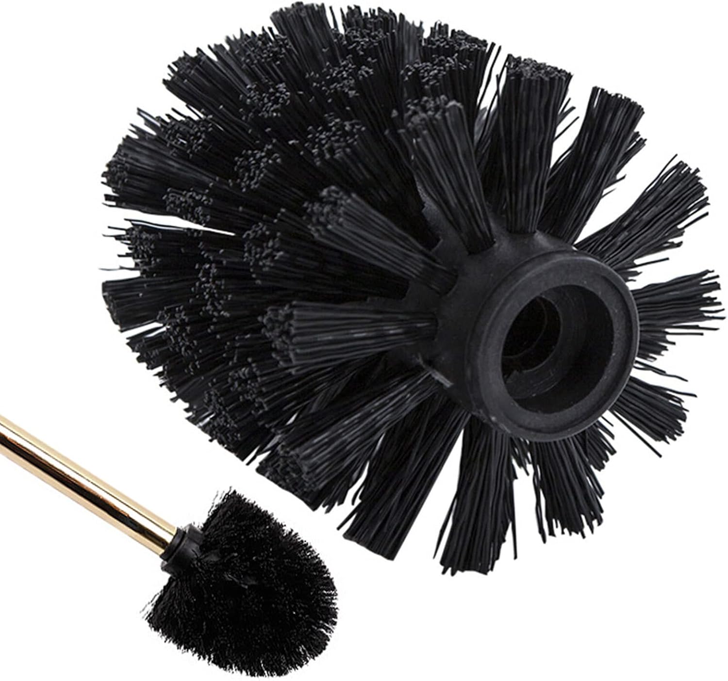 Qmisify Toilet Brush Head Replacement, Plasticc Toilet Bowl