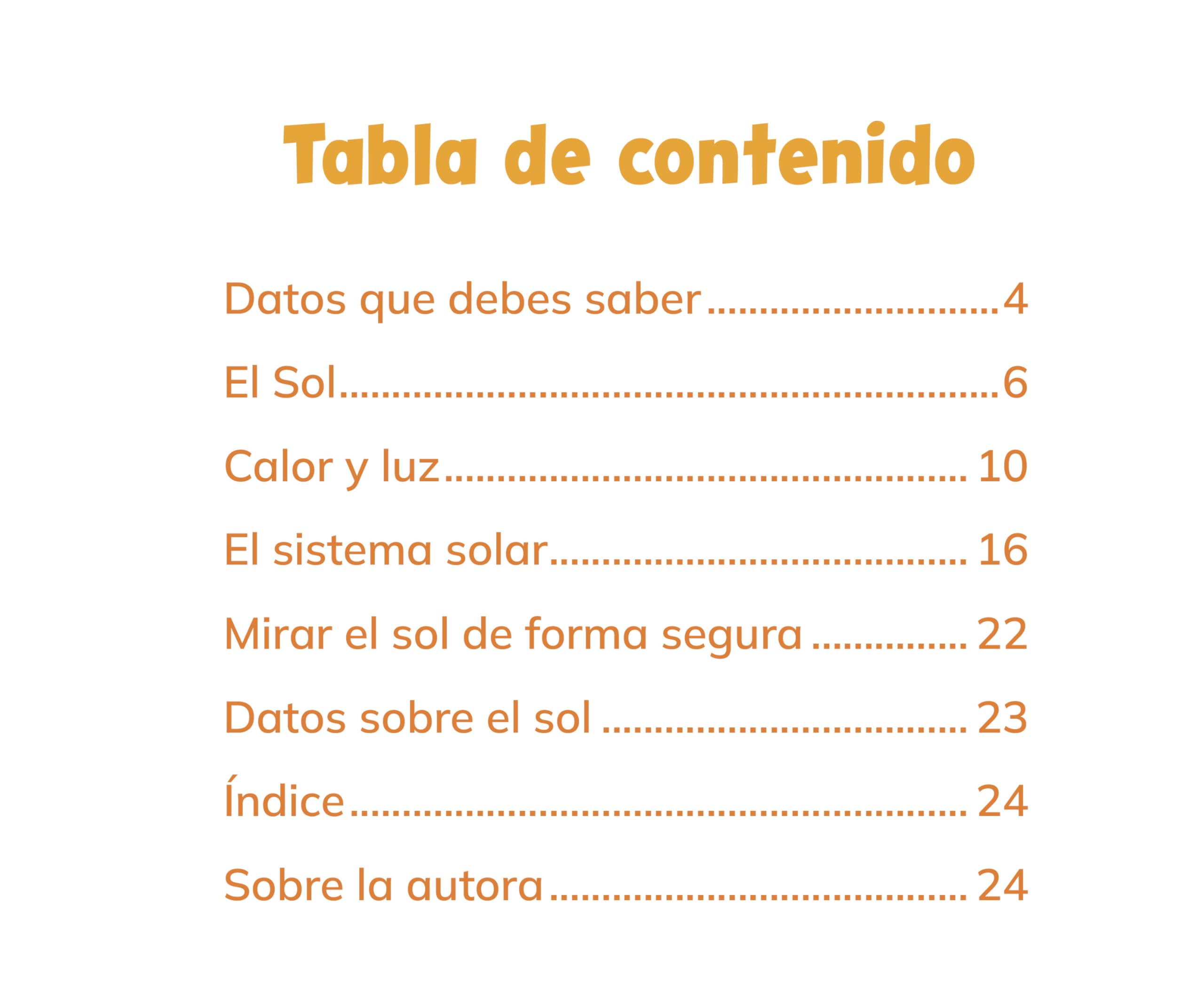 El Sol (the Sun)