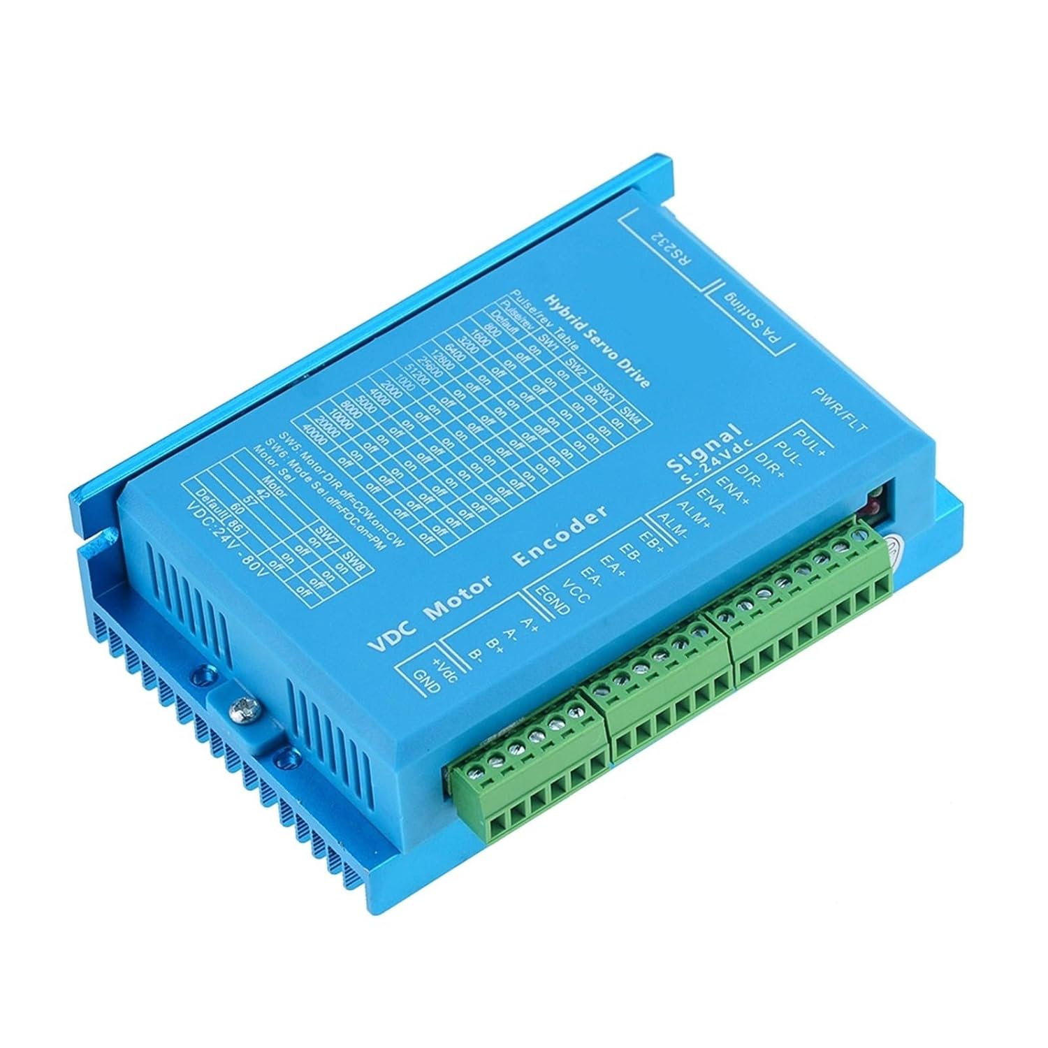 ステッピングモータードライバー 1PC 57 高速閉ループステッピングモータードライバー HBS57H 16-80VDC Nema2