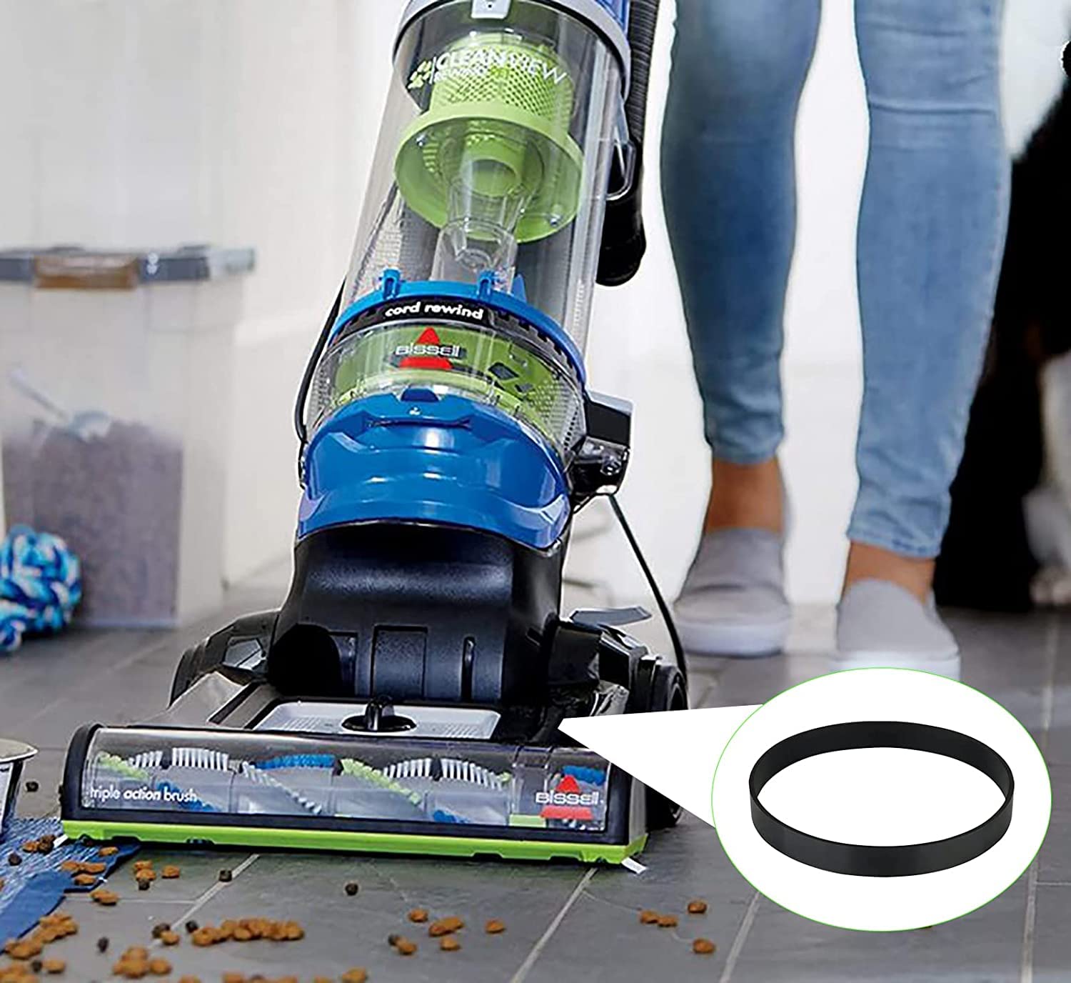 Staubsaugerriemen für Bissell Style 7/9/10/12/14/16 2252 2254 2259 1793 P/N 3031120 Bissell Powerforce Helix, Cleanview
