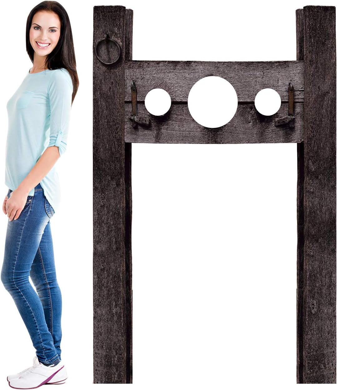 Cardboard People Pillory Post Life Size Cardboard Cutout Standup