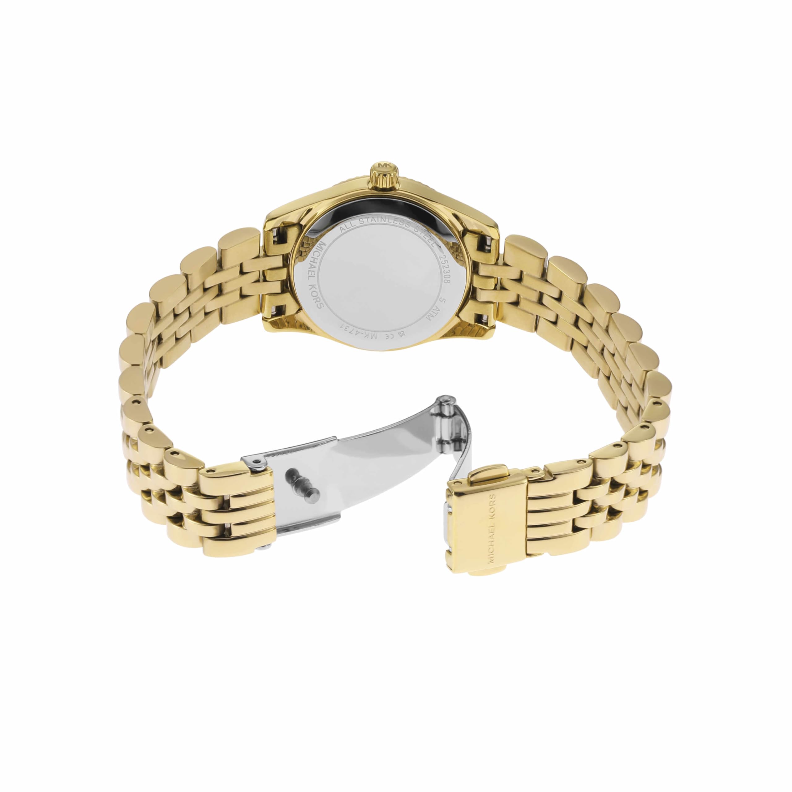 Michael Kors Orologio Lexington da donna, movimento al quarzo a tre lancette da 26 mm con cinturino in acciaio inossidabile