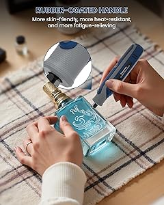 SCHTUMPA Rotary Tool, 4V Cordless Rotary Tool with 5 Speed(5000-18000RPM), Digital Display, Rotary Tool Kit with Rubber Handle for Engraving, Sanding, Polishing, Drilling, Grinding, USB-C Charging