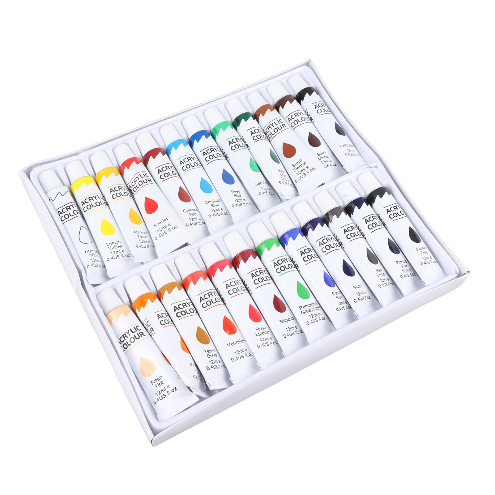 Amazon.co.jp: アクリル絵の具 子供用アクリル絵の具セット 安全無臭