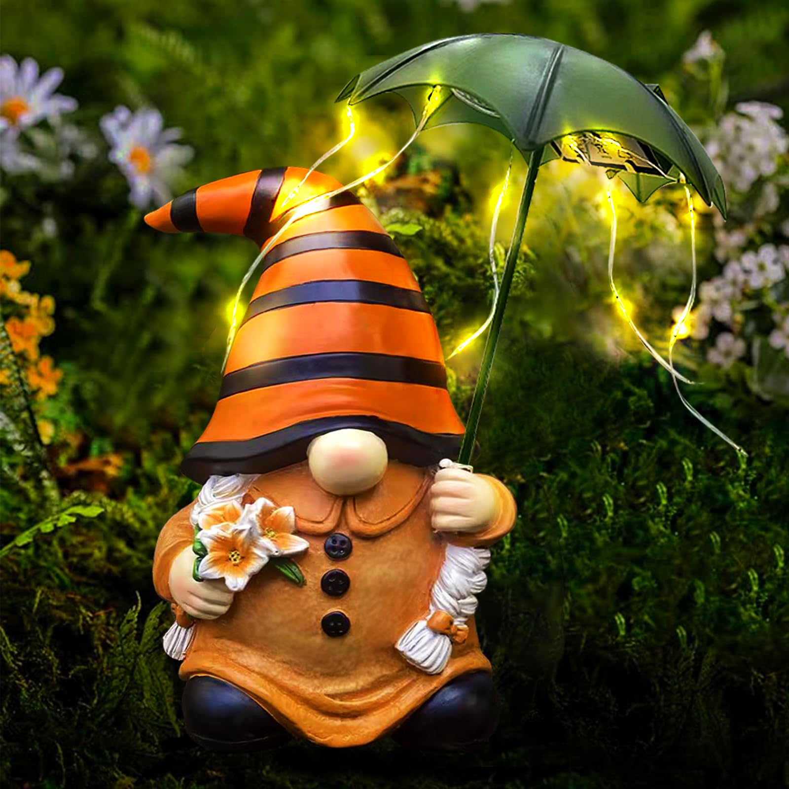 lifemet Solar Gartenzwerg Gartendeko Figuren