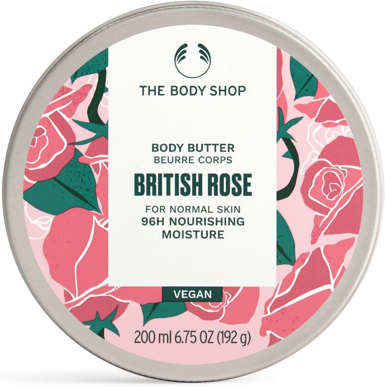 The Body Shop British Rose Beurre Corporel 24H 200 ml