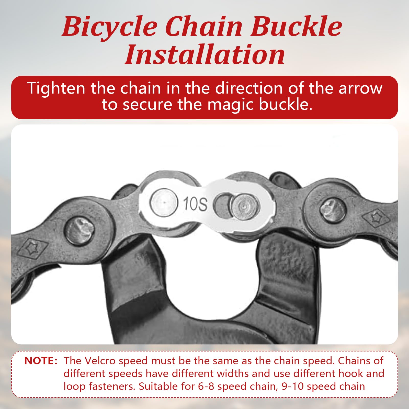 Strumenti di Riparazione Biciclette, Kit di Riparazione Catena per Bicicletta con Pinze per Catena e 3 paia di Catene per Bicicletta per Set di Attrezzi per Catena per Bicicletta a Griglia 6-12