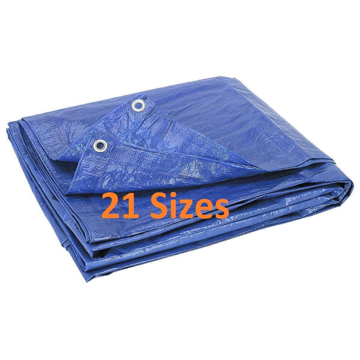 Tarpaulin Waterproof Heavy Duty - Universal Blue/Green tarp Sheet - Premium Quality Cover Tarpaulin Furniture Cover Camping Sheet (6m x 10m) — image 1