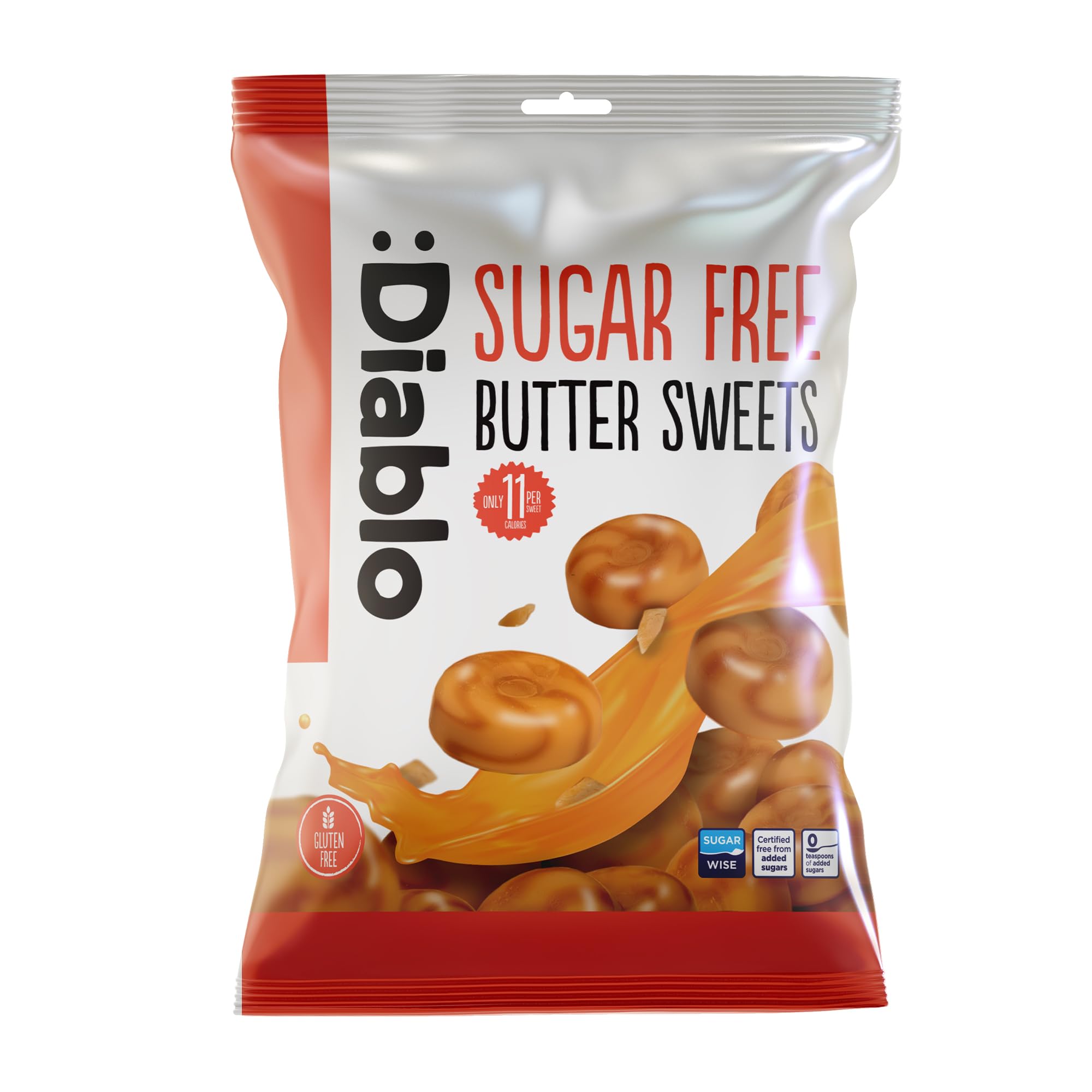 Buttery Sugar-Free Sweets (75g) by Diablo
