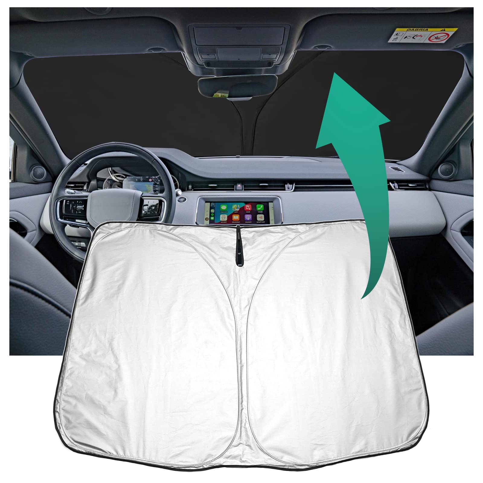 Parasol Pliable Pour Range Rover Evoque L551 2012-2024 - Protection UV Et Anti-chaleur - Facile à Ranger