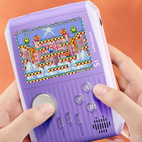 Miniatura 4 de Juegos portátiles de mano retro, mini videojuegos, consola de juegos de mano con 666 juegos clásicos FC de 3.0 pulgadas, pantalla a color de