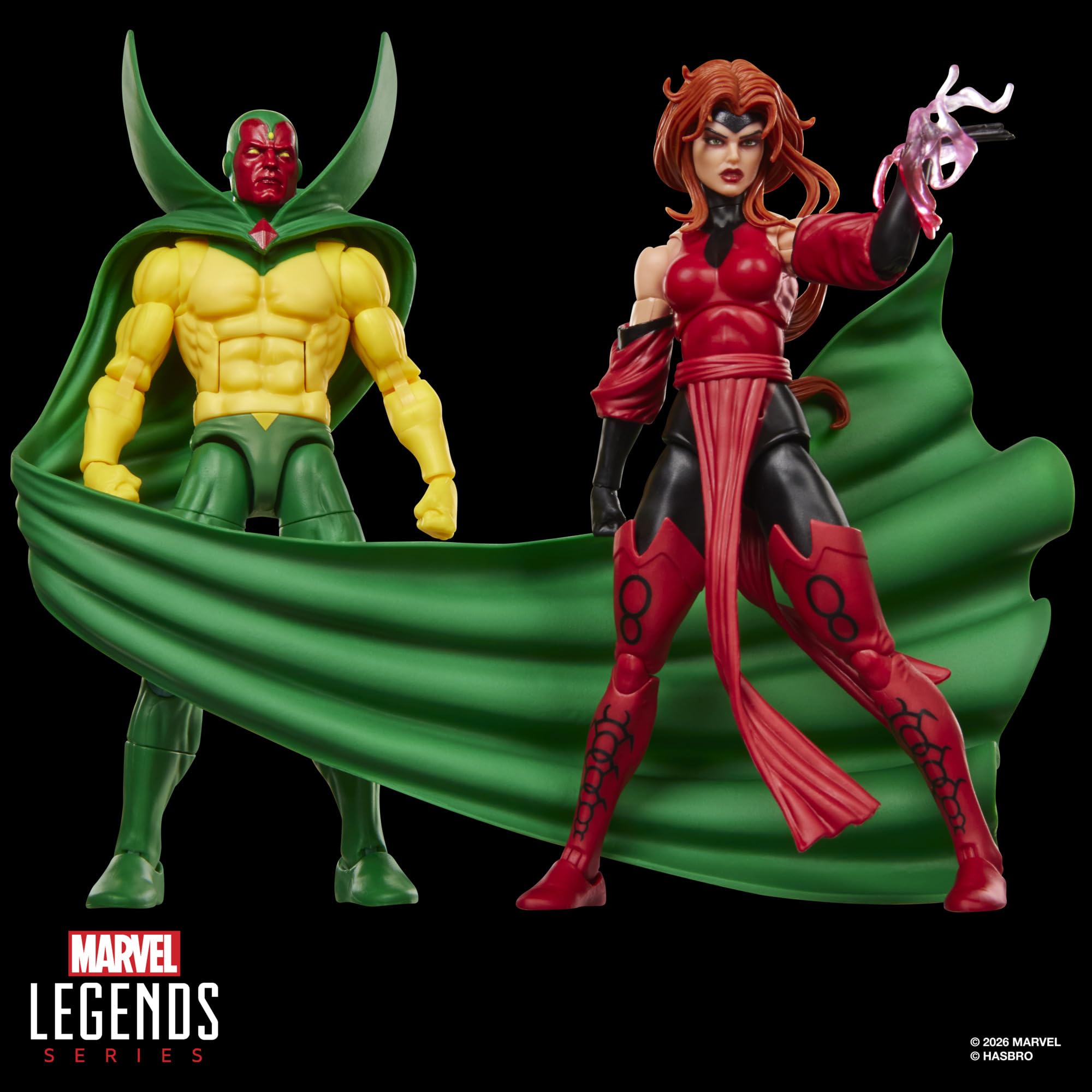 Marvel Legends Series Vision & Scarlet Witch, Avengers: The Crossing Comics Action-Figuren zum Sammeln (15 cm)