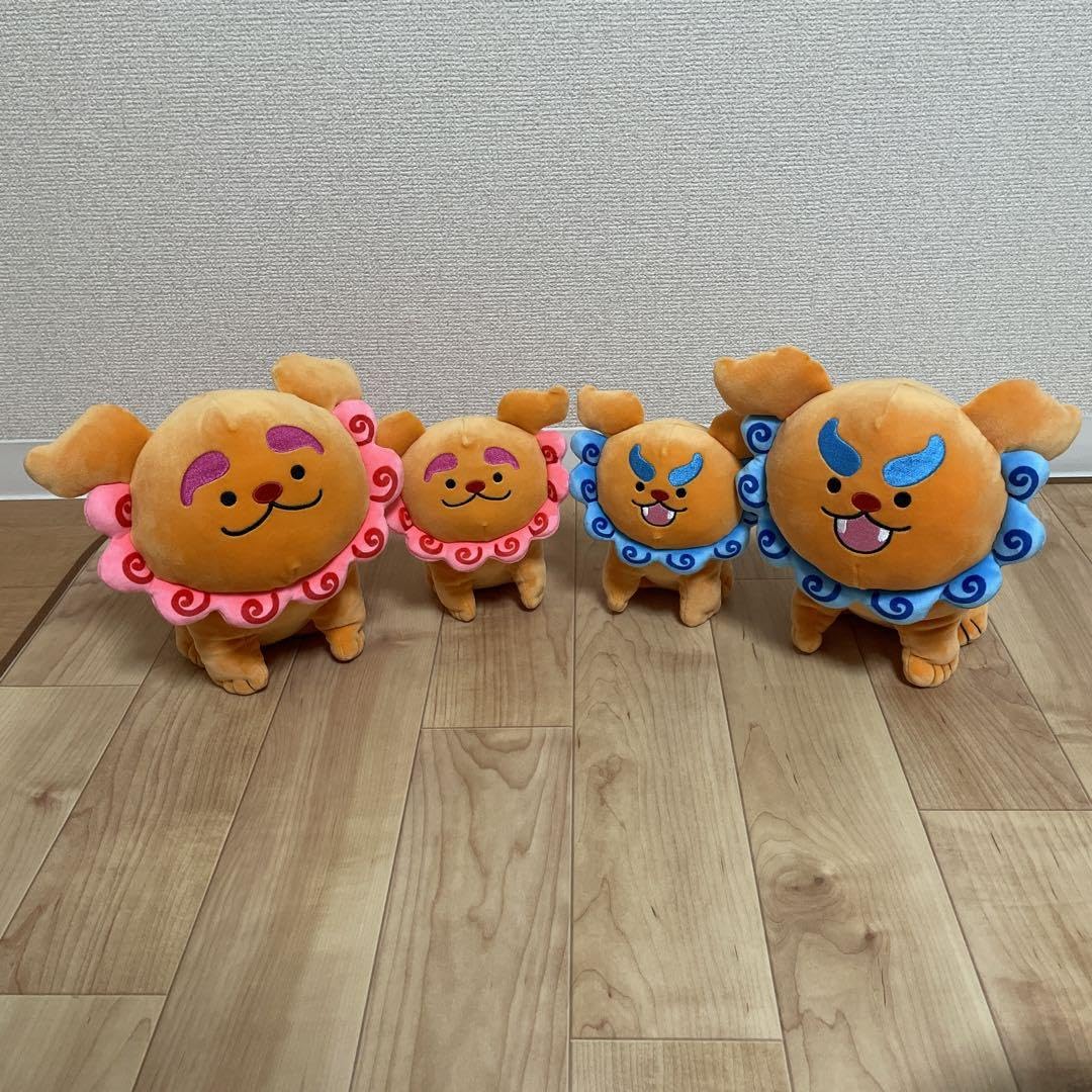 沖縄物産展　シーサーくじ　特賞　四等　ぬいぐるみセット Amazon.co.jp: 沖縄物産展 シーサー ぬいぐるみくじ 4品セット : おもちゃ