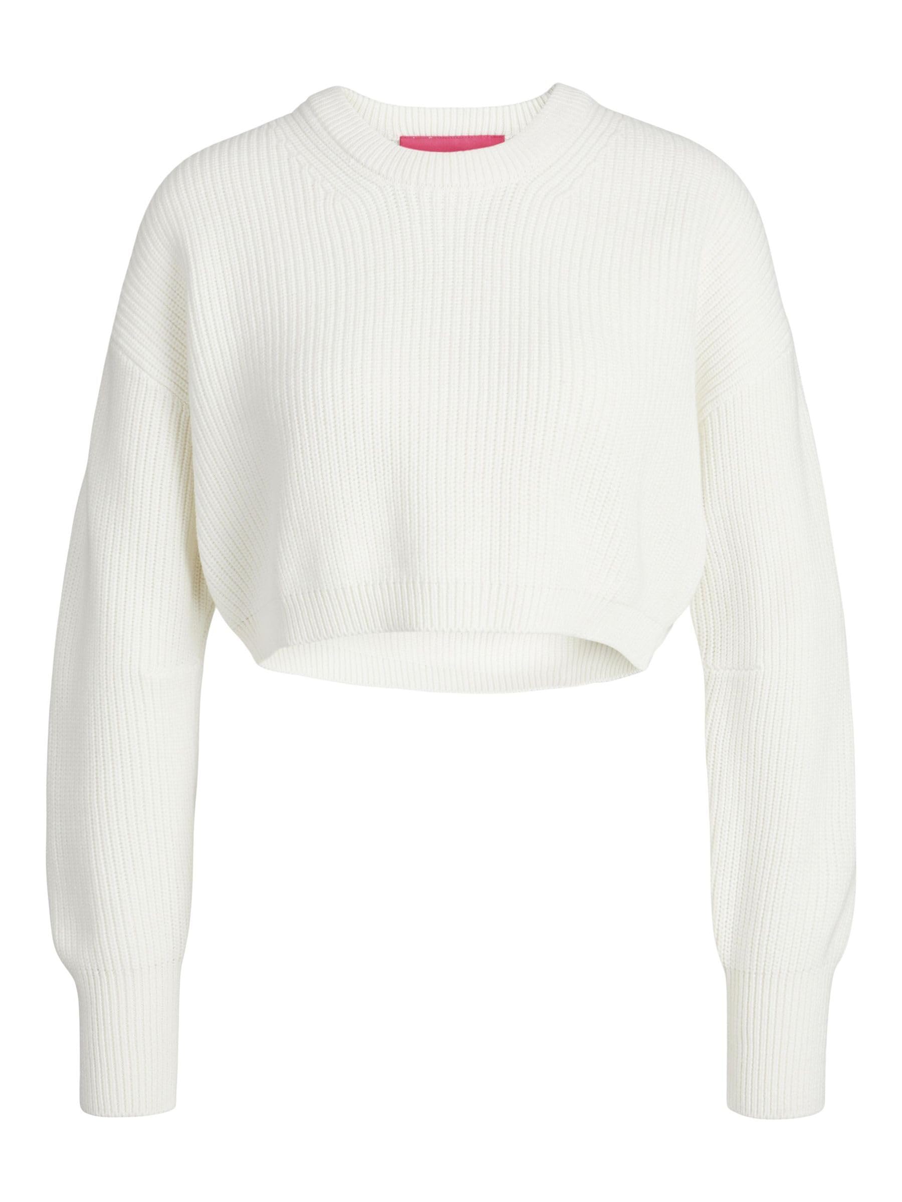 JJXX JXCARLOTA TWIST CROP CREW NECK KNIT Triko Kadın