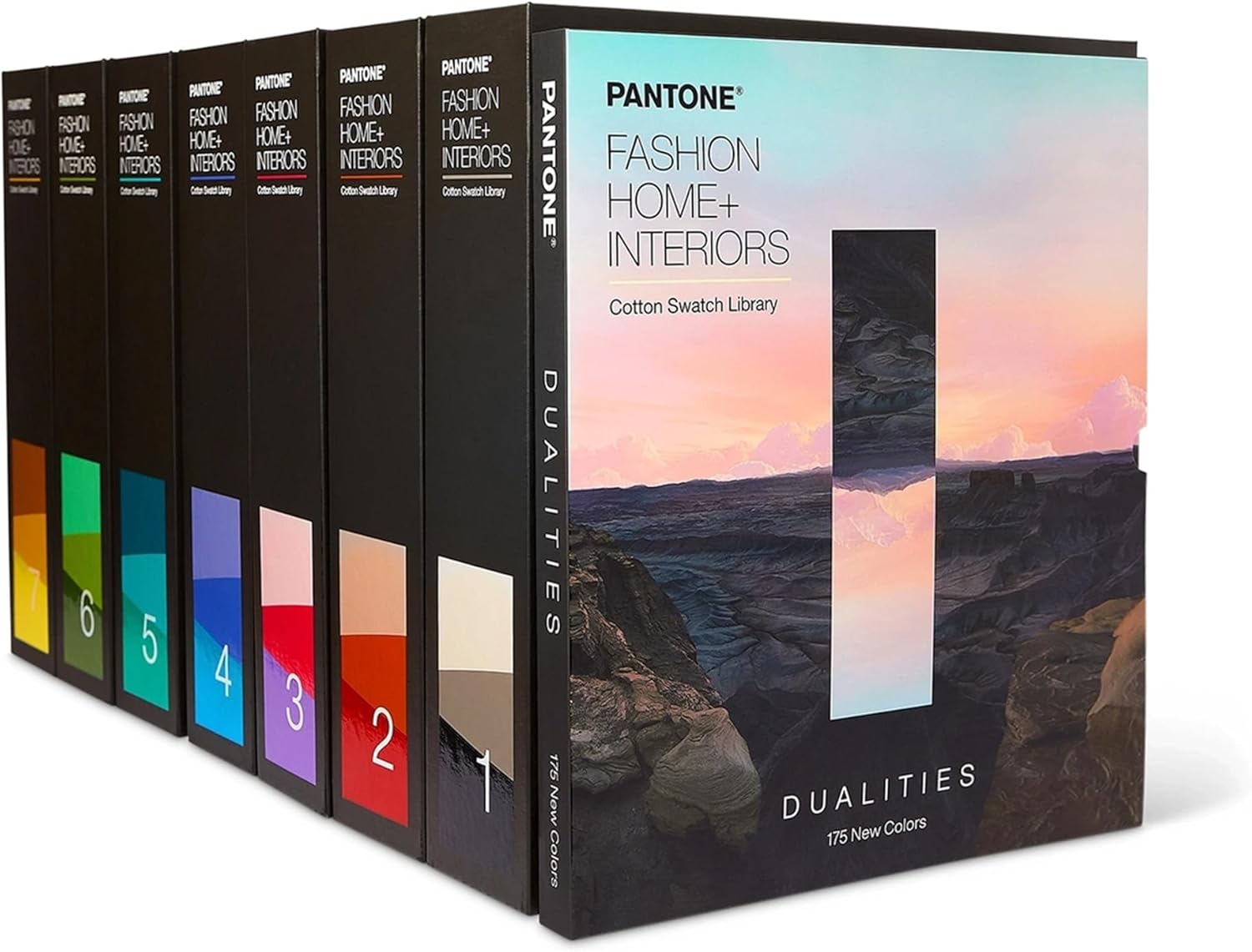 Pantone Cotton Chip Set Textile Communication Tool, Three Volume Binder-Style Desktop Colour Reference with Removeable swatches / FHIC400C