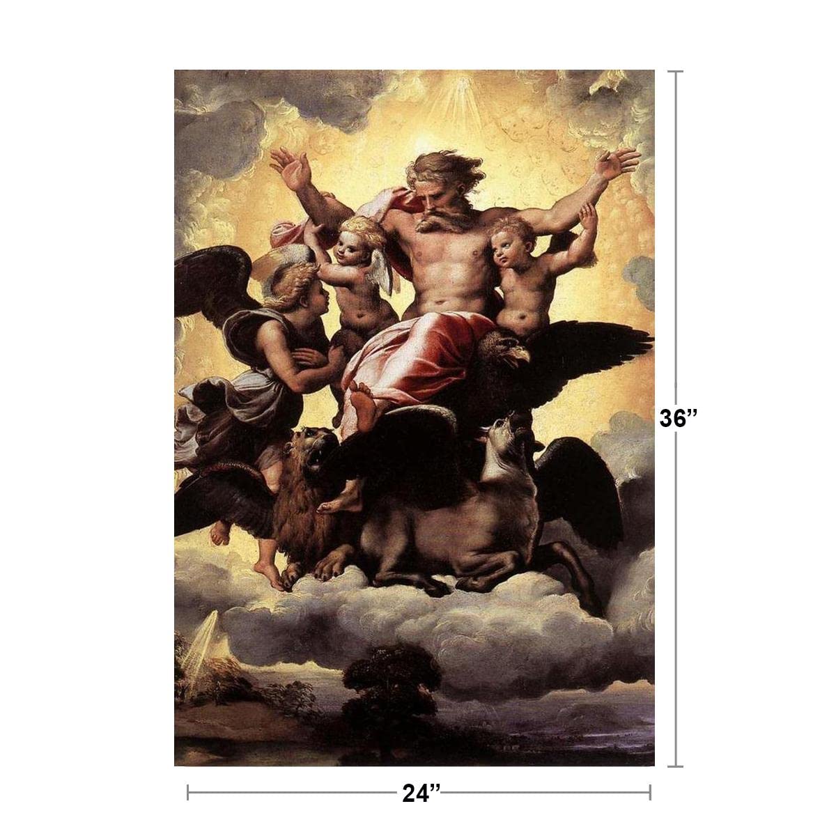 Amazon.com: Raphael Ezekiels Vision Fine Art Angel Realism