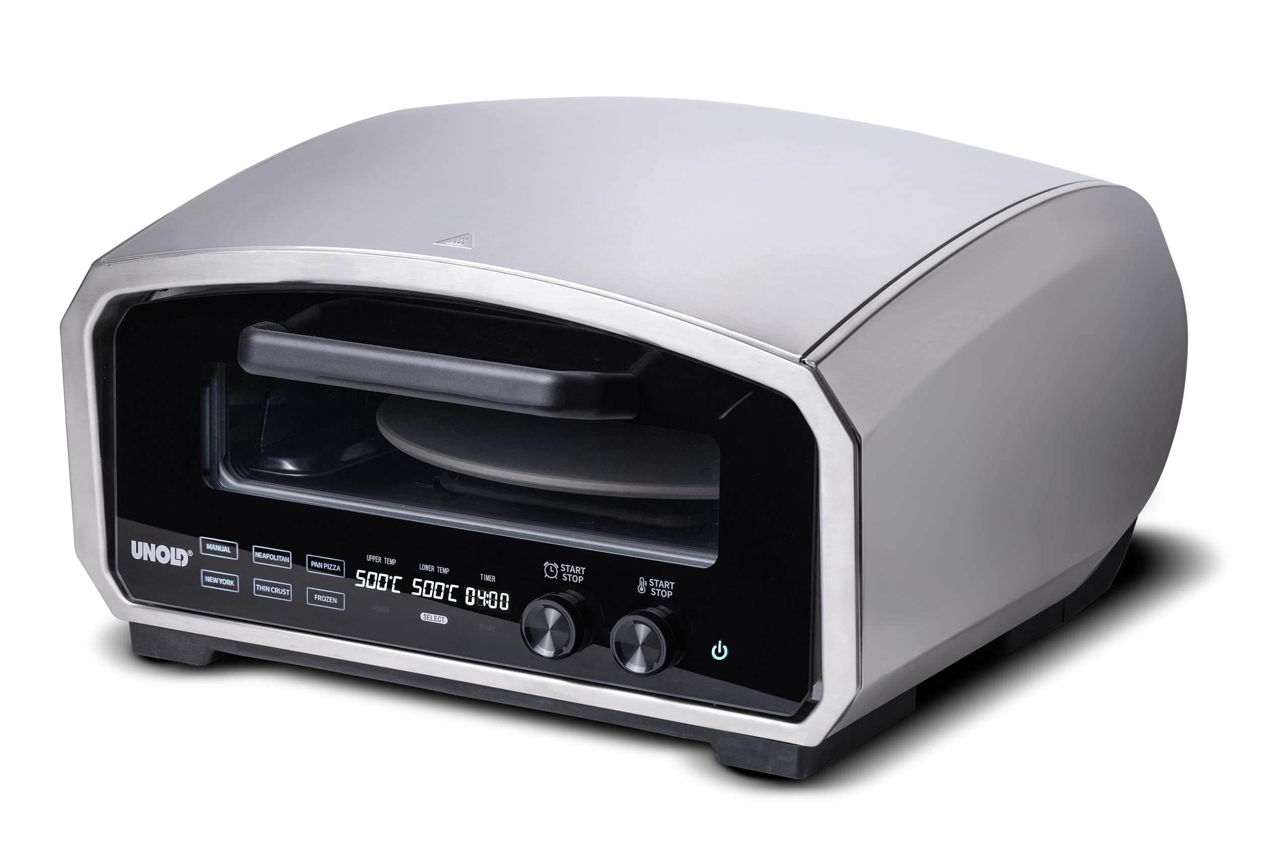 Unold 68916 Pizzaofen Enzo Inkl. Pizzastein, 500?c (68916)