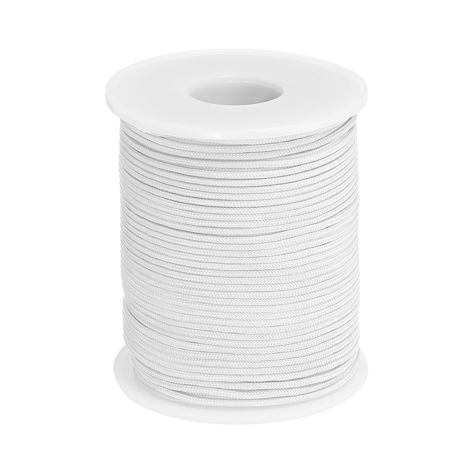 PATIKIL Cordino Nylon 1.5mm X 50m - Filo Intrecciato Rosa Per Braccialetti, Perline, Macramè, Gioielli Fai Da Te - 6