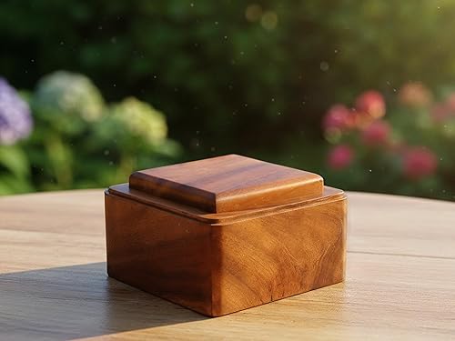 Miniatura 6 de BSIRI Caja con cerradura - Caja secreta para rompecabezas de madera con compartimentos ocultos. Joyería misteriosa ideal, cerradura de rompecabezas