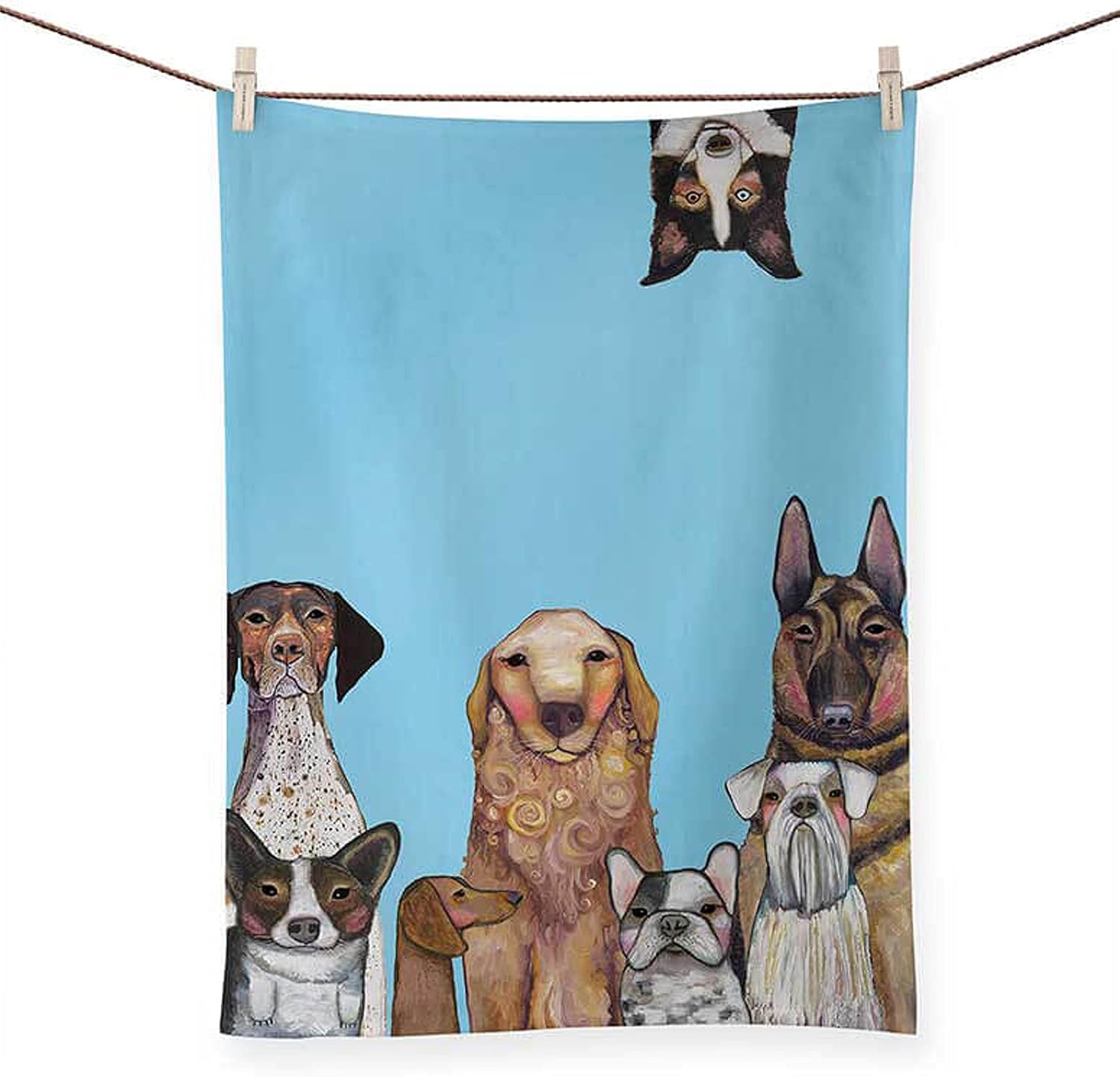 GreenBox Art + Culture NB78639 Dogs Tea 21 Inches x 28